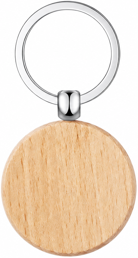 Porte Clé en Bois Rond